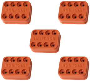 Weathertight Wire Seal 8 Pin Pack Of 5 Deutsch AF49-9043 - Aeroflow