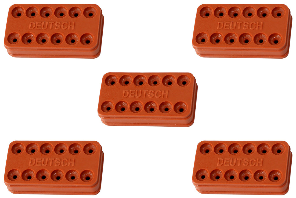 Weathertight Wire Seal 12 Pin Pack Of 5 Deutsch AF49-9044 - Aeroflow