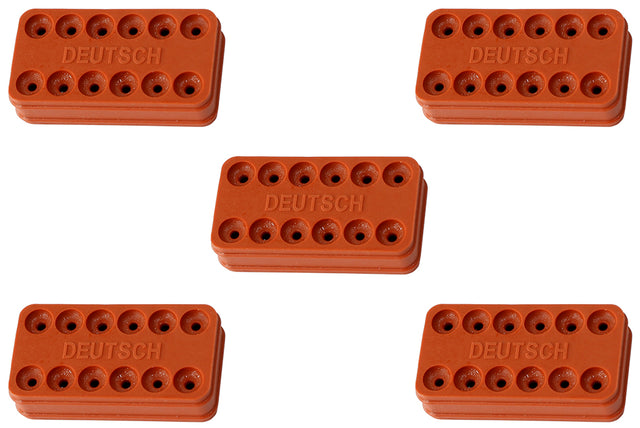 Weathertight Wire Seal 12 Pin Pack Of 5 Deutsch AF49-9044 - Aeroflow