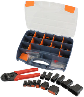 Weathertight Dtm Connector Kitdeutsch Dtm Style Black AF49-9100-KIT - Aeroflow