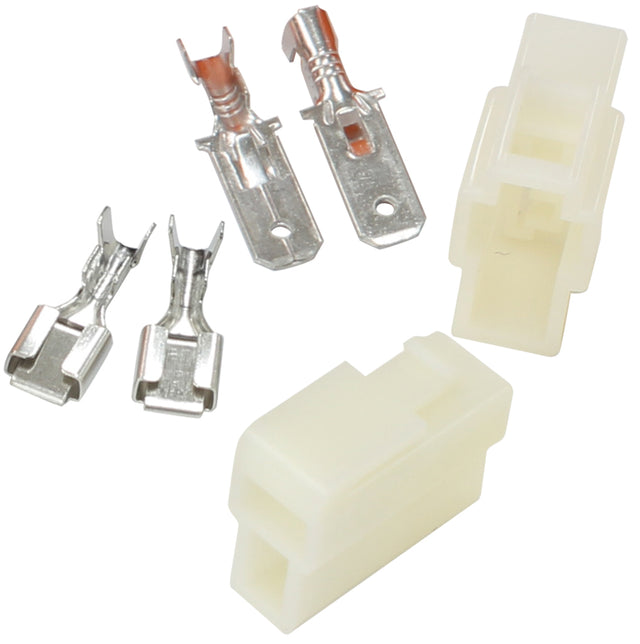 2 Pin Electrical Connector Automotive Spade Style AF49-9552 - Aeroflow