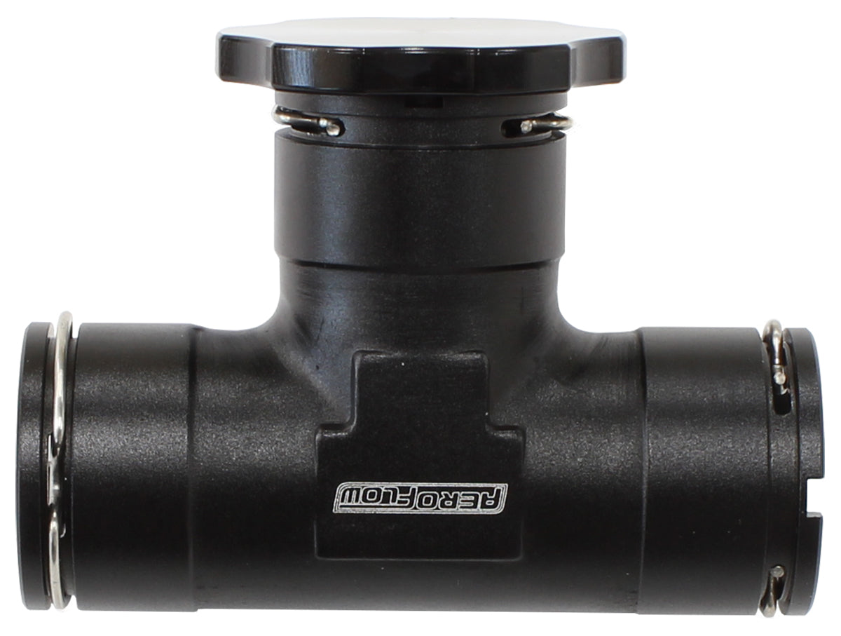 LSA S/Charger Water Fill Tee Female Straight With Fill Cap AF50-1002 - Aeroflow