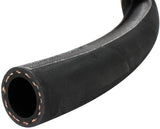 Black Push Lock Hose -6 3/8" 6M Rubber 9.5mm ID 16.6mm OD AF500-06-6MBLK - Aeroflow