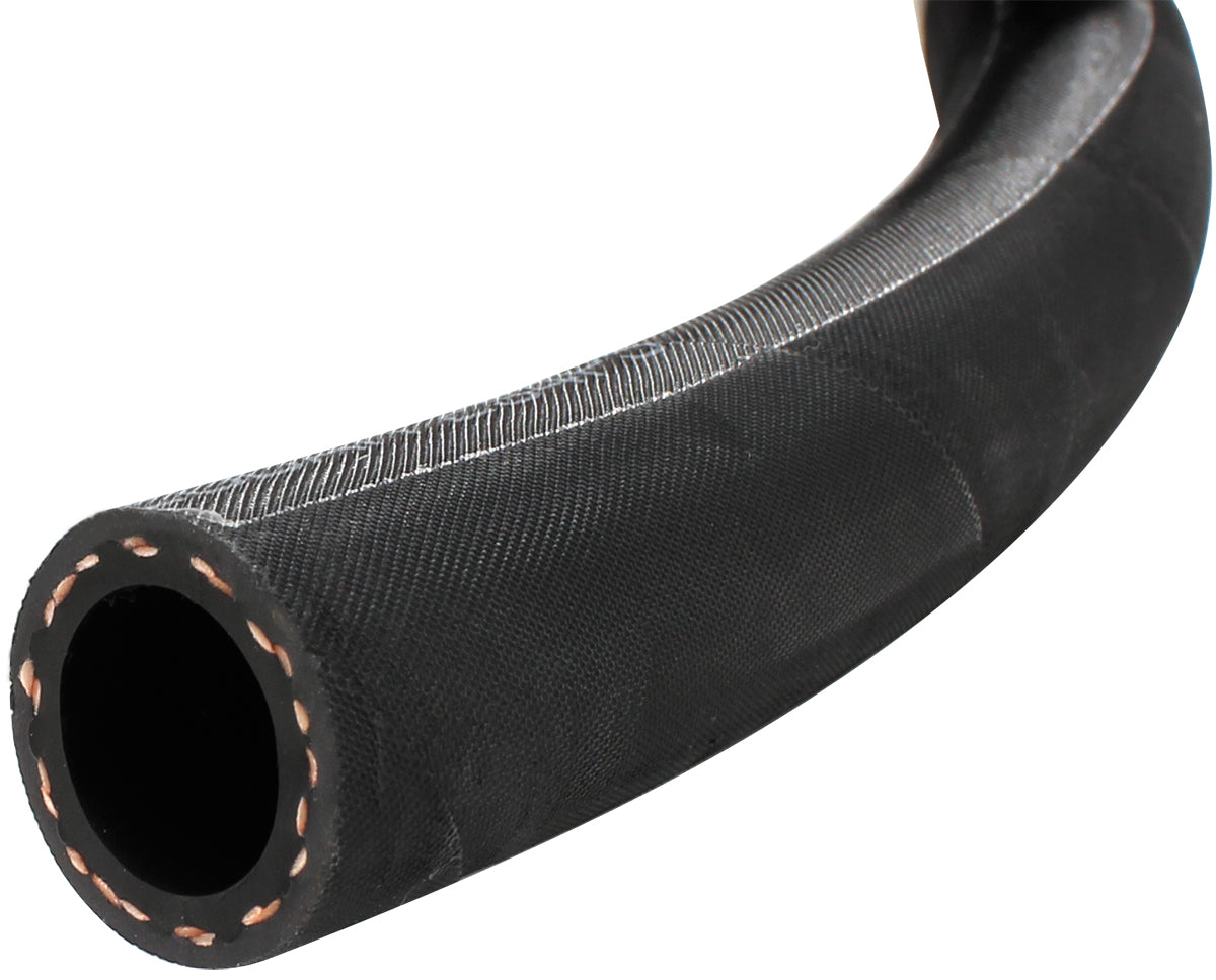 Black Push Lock Hose -12 3/4"2M Rubber 19mm ID 25.4mm OD AF500-12-2MBLK - Aeroflow