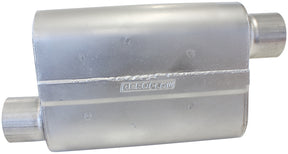 2.5" Offset / Offset Muffler 13" LENGTH, 10" WIDTH, 4-1/4" H AF5000-250 - Aeroflow