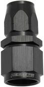 Stepped Straight End -6 Hose To -8AN Reducer Hose End Black AF501-06-08BLK - Aeroflow