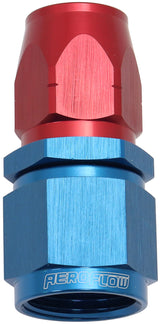 Stepped Straight End -8 Hose To -10AN Reducer Hose End Blue AF501-08-10 - Aeroflow