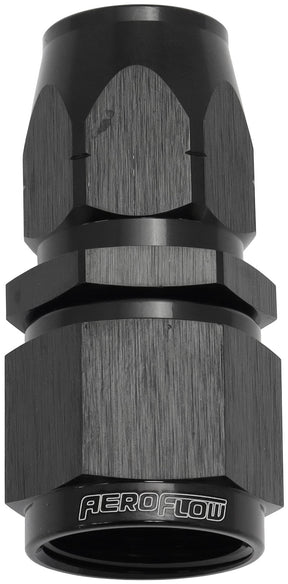 Stepped Straight End -8 Hose To -10AN Reducer Hose End Blac AF501-08-10BLK - Aeroflow