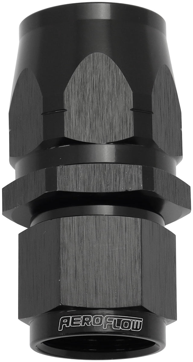 Stepped Straight End -12 Hose To -10AN Expander Hose End Bla AF501-12-10BLK - Aeroflow