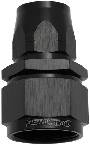 Stepped Straight End -12 Hose To -16AN Reducer Hose End Blac AF501-12-16BLK - Aeroflow
