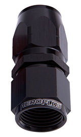 Alloy Straight Hose End -16AN Black Cutter Style Swivel Nut AF501-16BLK - Aeroflow