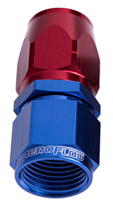Alloy Straight Hose End -20AN Blue Cutter Style Swivel Nut AF501-20 - Aeroflow