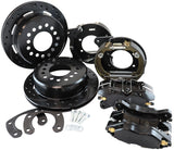 Ford 9" Rear Disc Brake Kit Universal Black 12.19" Rotor AF5070-1000 - Aeroflow