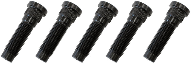 1/2" Wheel Studs 5pk .610" Knurl - 19/32 Hole Disc / Drum AF5071-1001 - Aeroflow