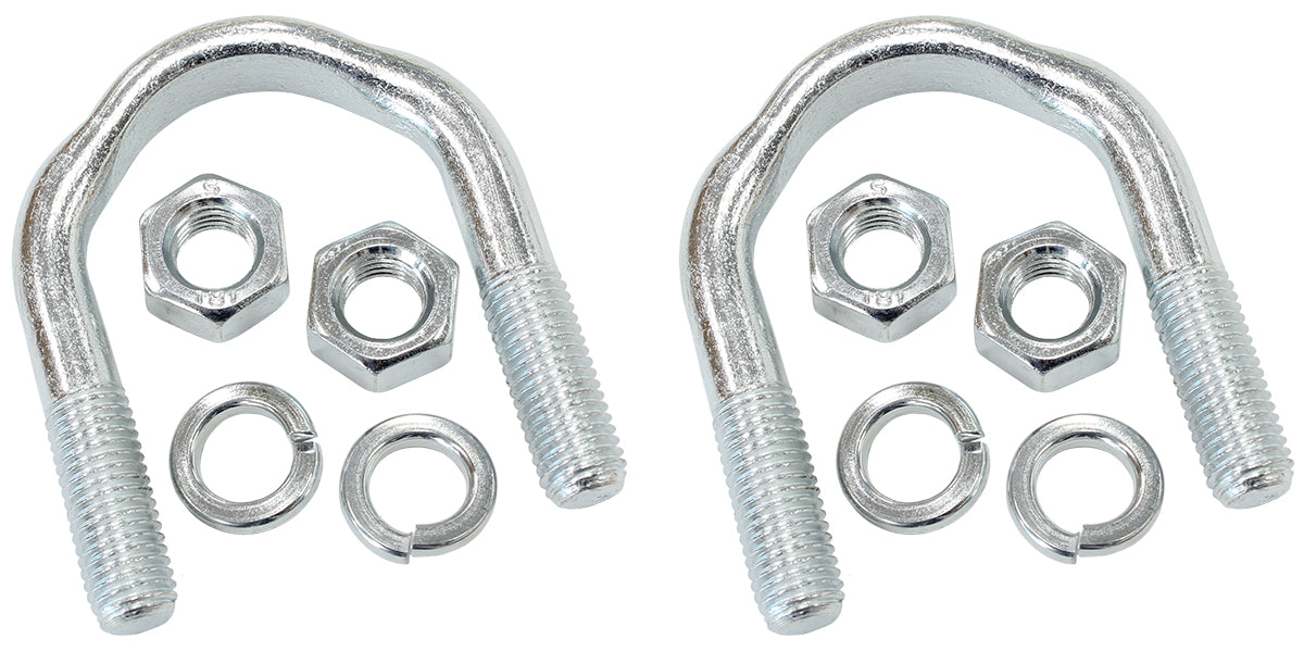 Forged U-Bolts Pair Suits 1-1/8" Cap AF5074-1006 - Aeroflow