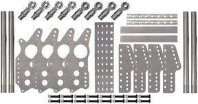 Parallel 4 Link Kit Weld In Chrome Moly Adjustable Uni AF5080-1000 - Aeroflow