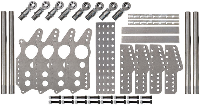 Parallel 4 Link Kit Weld In Chrome Moly Adjustable Uni AF5080-1000 - Aeroflow