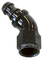 -6AN 45 Deg Full Flow Push Loc Black Full Flow Push Lock AF512-06BLK - Aeroflow