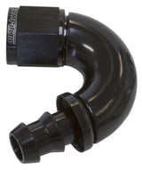 -8AN 150 Deg Full Flow Push Loblack Full Flow Push Lock AF515-08BLK - Aeroflow