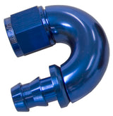 -8AN 180 Deg Full Flow Push Loblue Full Flow Push Lock AF516-08 - Aeroflow