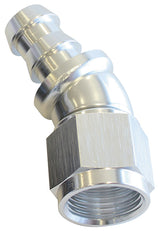 -10AN 30 Deg Full Flow Push Losilver Full Flow Push Lock AF517-10S - Aeroflow