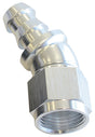-10AN 30 Deg Full Flow Push Losilver Full Flow Push Lock AF517-10S - Aeroflow