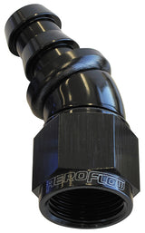 -12AN 30 Deg Full Flow Push Loblack Full Flow Push Lock AF517-12BLK - Aeroflow
