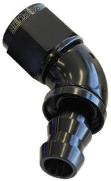 -10AN 60 Deg Full Flow Push Loblack Full Flow Push Lock AF518-10BLK - Aeroflow