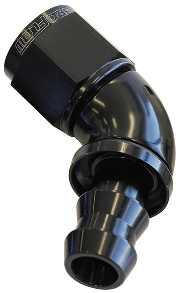 -10AN 60 Deg Full Flow Push Loblack Full Flow Push Lock AF518-10BLK - Aeroflow