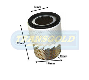 OSK Air Filter Fits Daihatsu Diesel/Rocky HDA5240 (8703) AF5240 - Transgold | Universal Auto Spares