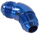 -16AN 45 Deg Male Flare Union Blue Full Flow No Restriction AF527-16 - Aeroflow