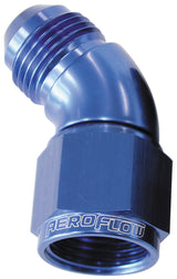 45 Deg Female - Male -12AN Blue Full Flow AF542-12 - Aeroflow