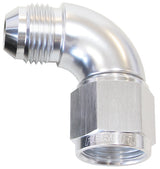 90 Deg Female - Male -20AN Silver Full Flow AF543-20S - Aeroflow