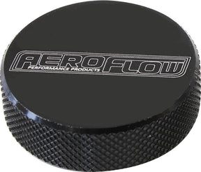 Tall Air Clean Nut 5/16" Black Female Thread 5/16" UNC AF55-1006BLK - Aeroflow