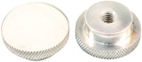 Air Cleaner Nut 1/4" Polished Low Profile Tall Step 1/4" UNC AF55-1009 - Aeroflow