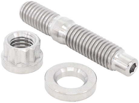 M8 Titanium Stud Washer Nut Kit M8 x 1.25mm Header Bolt AF55-2000 - Aeroflow