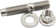M10 Titanium Stud Washer Hex Nut Kit M10 x 1.25mm Header Bolt AF55-2006 - Aeroflow