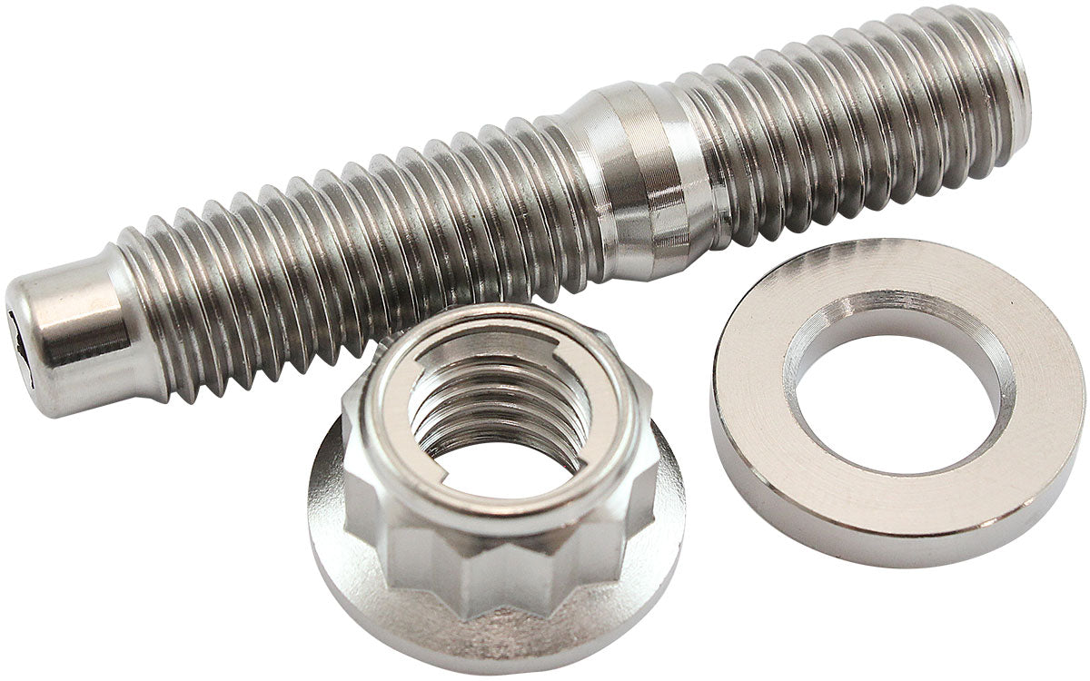 M10 Titanium Stud Locking Nut Kit M10 x 1.50mm Header Bolt AF55-2014 - Aeroflow