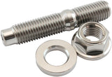 M10 Titanium Stud Locking Hex Nut Kit M10 x 1.25mm Header Bolt AF55-2016 - Aeroflow