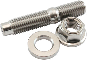 M10 Titanium Stud Locking Hex Nut Kit M10 x 1.25mm Header Bolt AF55-2016 - Aeroflow
