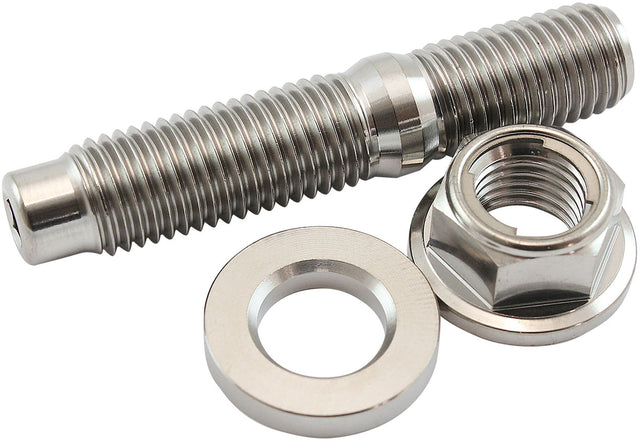 M10 Titanium Stud Locking Hex Nut Kit M10 x 1.25mm Header Bolt AF55-2016 - Aeroflow