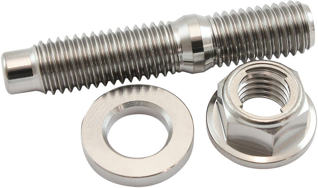 M10 Titanium Stud Locking Hex Nut Kit M10 x 1.50mm Header Bolt AF55-2017 - Aeroflow