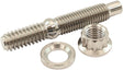 1/4" Titanium Stud Washer Nut Kit 1/4-24 Nut 1/4-20 Bolt Header AF55-3000 - Aeroflow