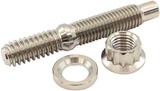 1/4" Titanium Stud Washer Nut Kit 1/4-24 Nut 1/4-20 Bolt Header AF55-3000 - Aeroflow