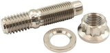 3/8" Titanium Stud Washer Nut Kit 3/3-24 Nut 3/8-16 Bolt Header AF55-3004 - Aeroflow