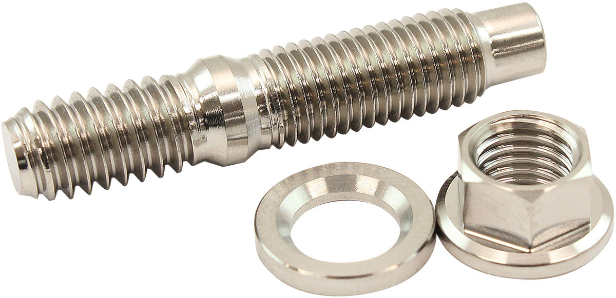 5/16" Titanium Stud Washer Hexnut Kit 5/16-24 Nut 5/16-18 Header AF55-3006 - Aeroflow