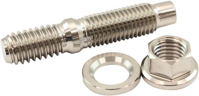 5/16" Titanium Stud Washer Hexnut Kit 5/16-24 Nut 5/16-18 Header AF55-3006 - Aeroflow