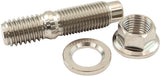 3/8" Titanium Stud Washer Hex Nut Kit 3/3-24 Nut 3/8-16 Boltheader AF55-3007 - Aeroflow