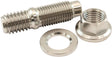 7/16" Titanium Stud Washer Hexnut Kit 7/16-20 Nut 7/16-14 Boheader AF55-3008 - Aeroflow