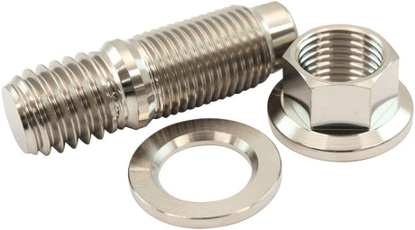 1/2" Titanium Stud Washer Hex Nut Kit 1/2-20 Nut 1/2-13 Boltheader AF55-3009 - Aeroflow